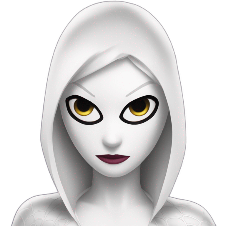 Spider-Gwen with mask emoji