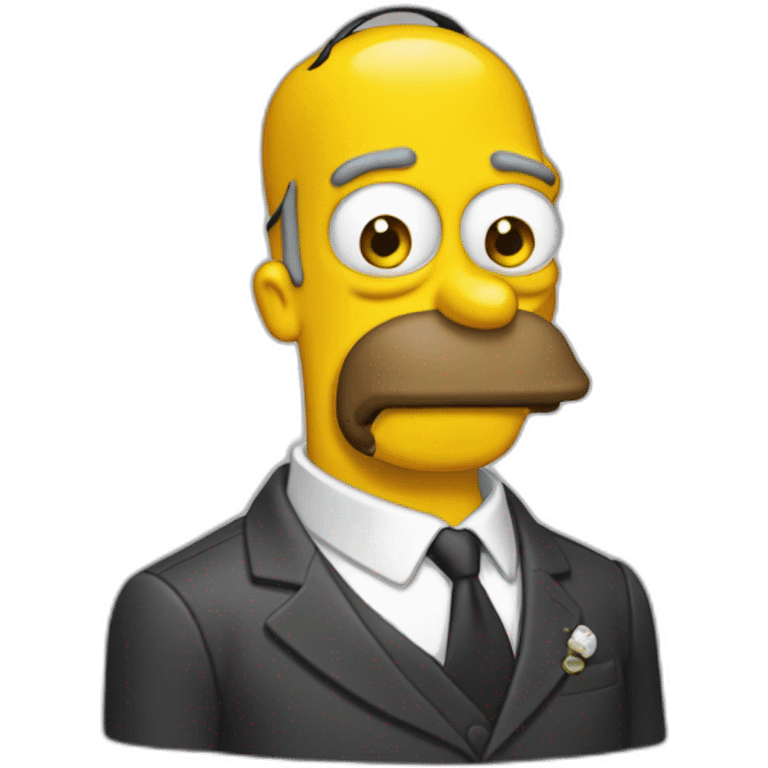 Homer fait un doigt d’honneur emoji