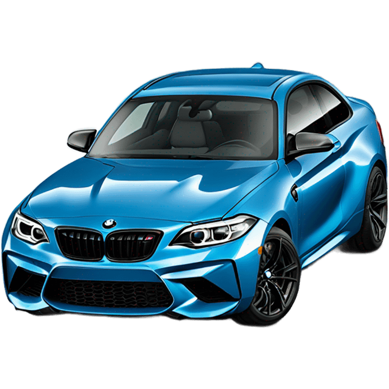 bmw m2 g87 blue emoji