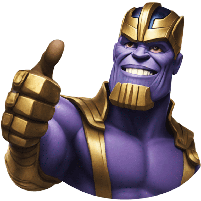 Thanos THUMB UP emoji