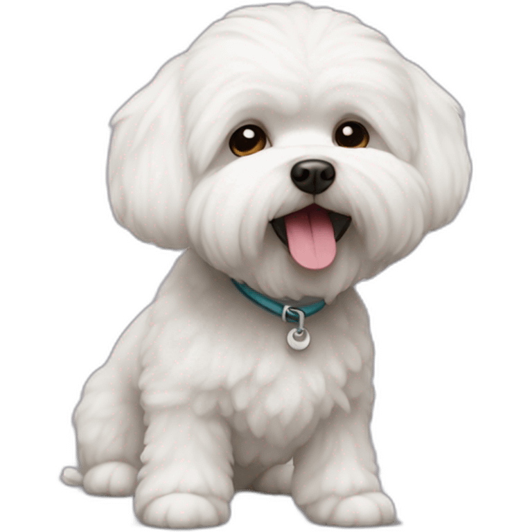 bichon havanais noir emoji