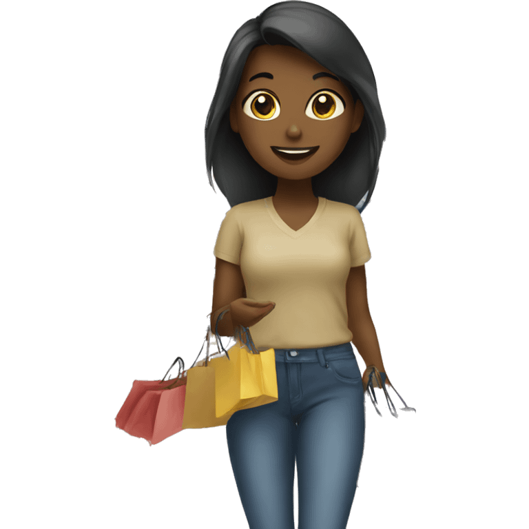 girl shopping emoji