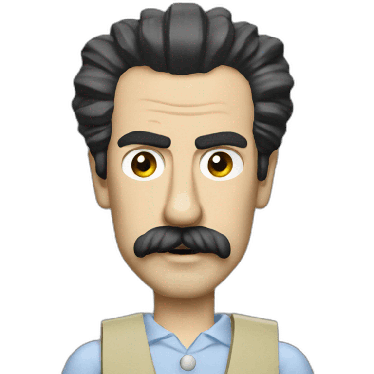 borat playing w legos emoji