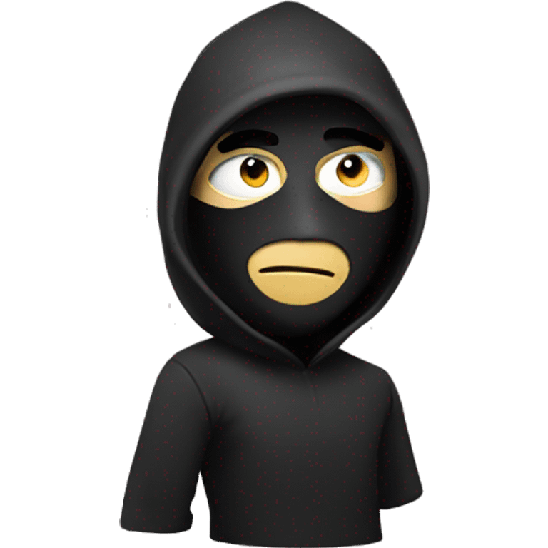 Thief with mask emoji