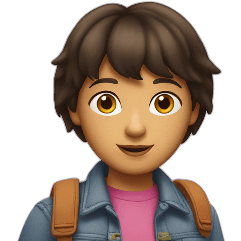 Dora and boots  emoji