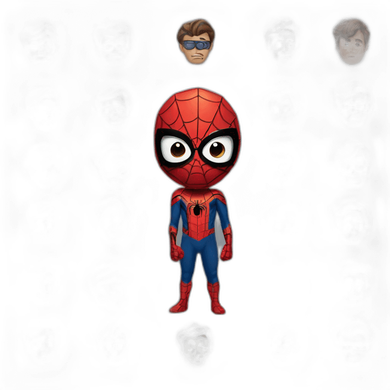 Spider-Man as film director emoji