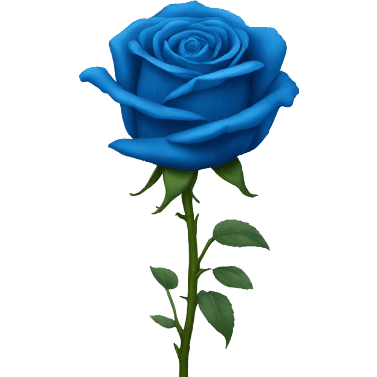 blue rose emoji