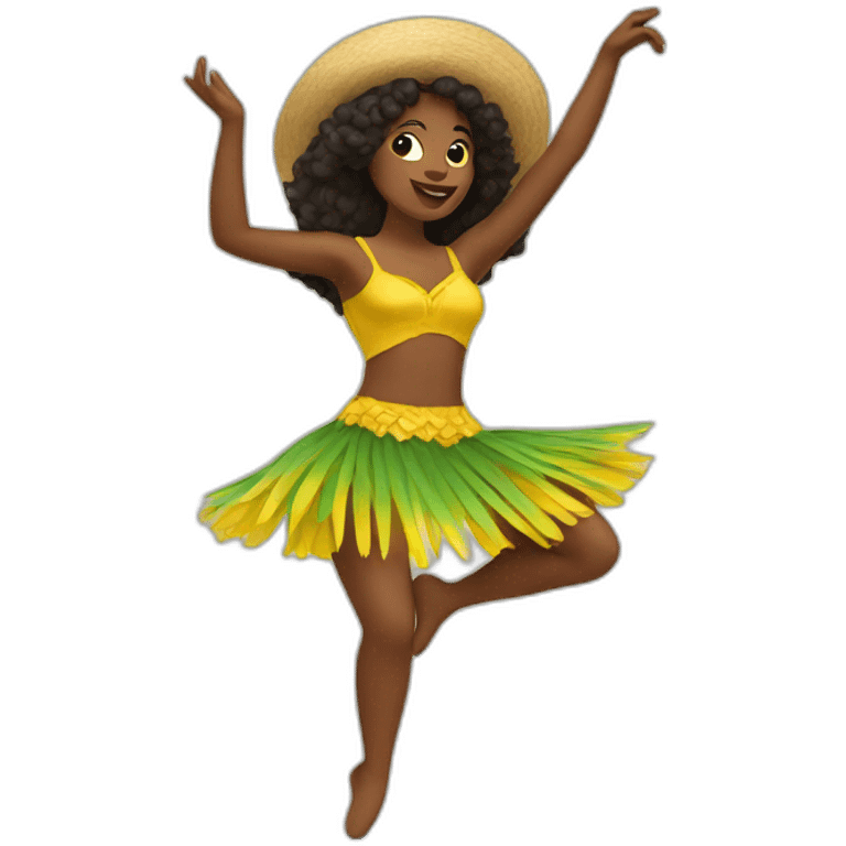 Brazilian dancing emoji