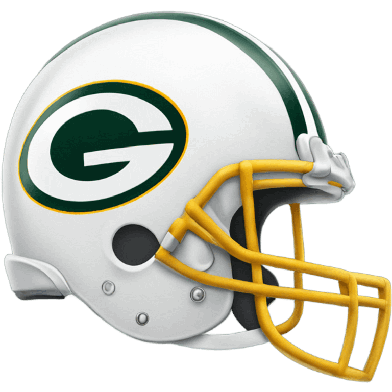 Green Bay Packers helmet  emoji