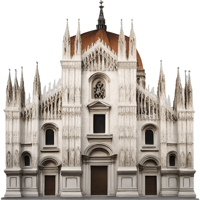 milano duomo cartoon emoji