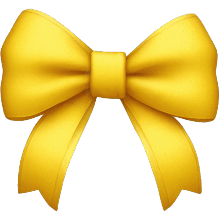 Yellow bow  emoji