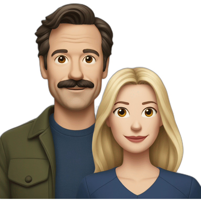 Ted Lasso and Rebecca Welton emoji