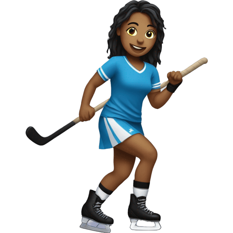 Hockey and dance mixte  emoji