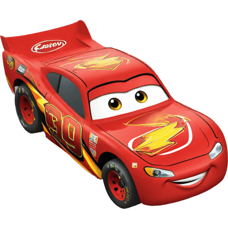 Lightning Mcqueen kachow emoji