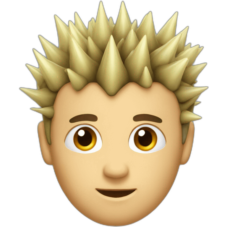 spikes on the head emoji