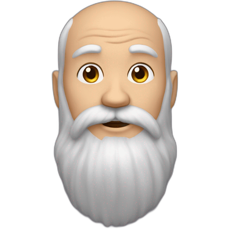 chauve barbu roux emoji