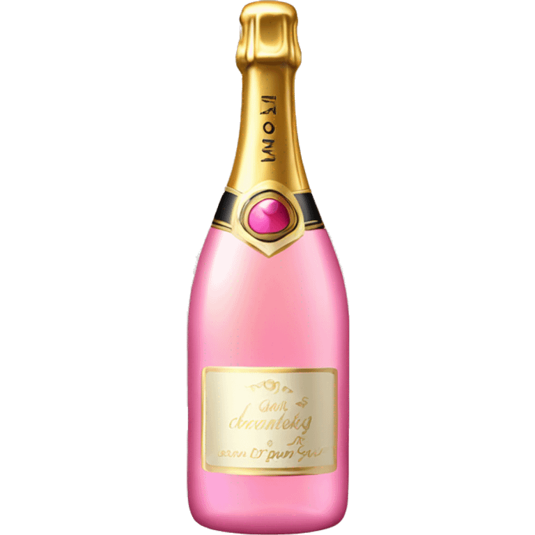 champagner bottle pink emoji