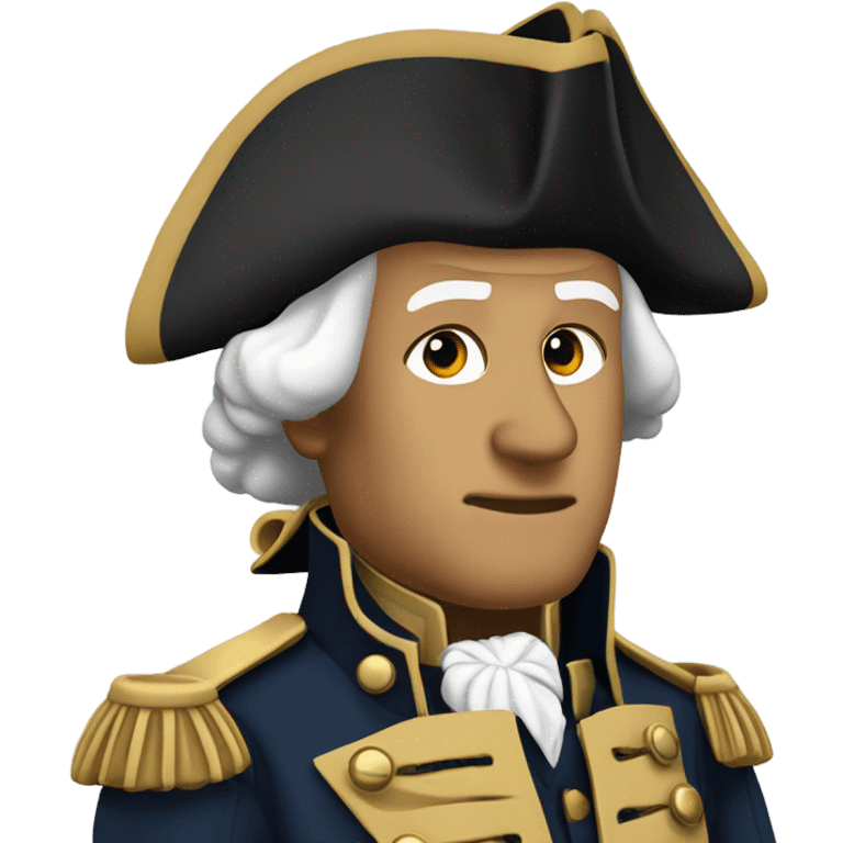 George Washington with an ak47 emoji