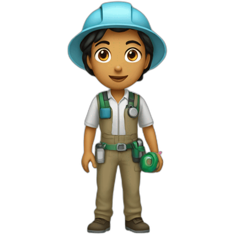 Jasmine as an engineer emoji