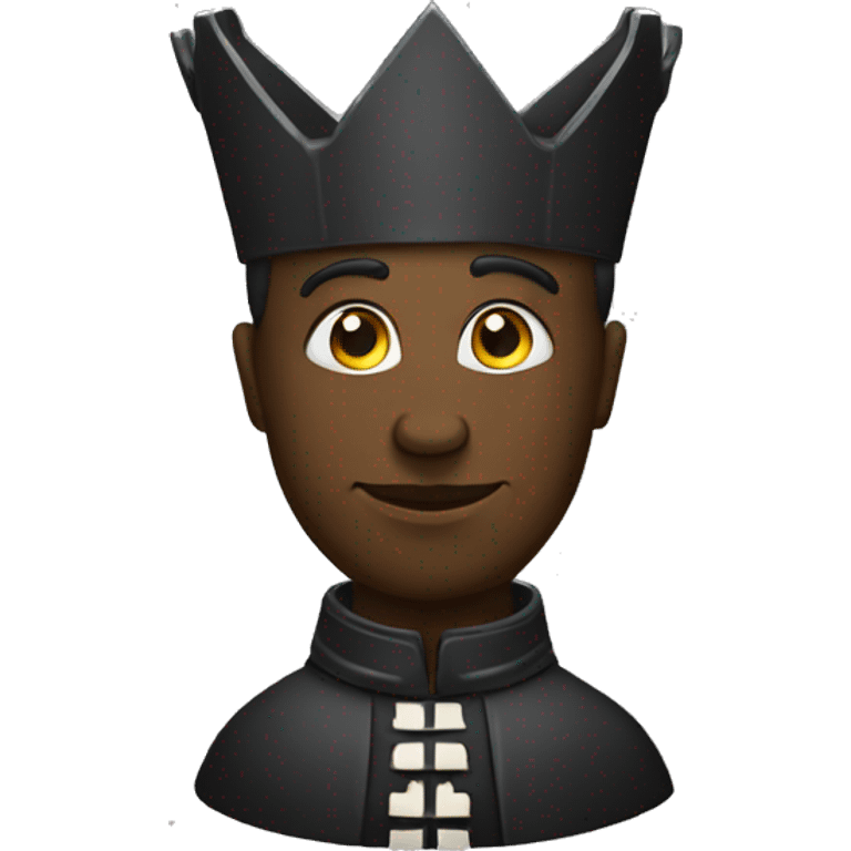 black bishop chess piece emoji