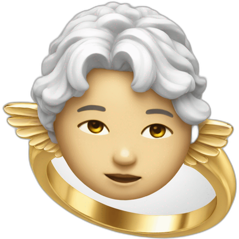 angel head ring emoji