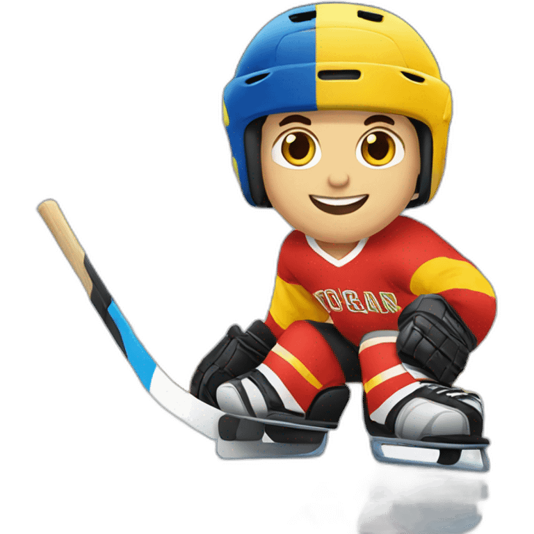 Rink hockey emoji