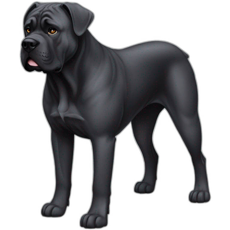 Dog Cane Corso full body emoji