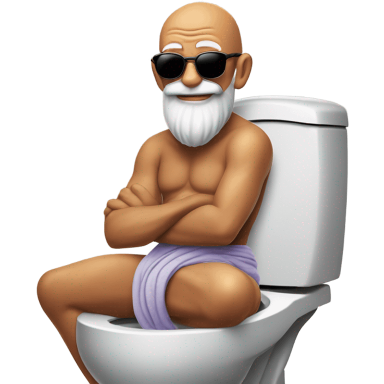 Master roshi on the toilet  emoji