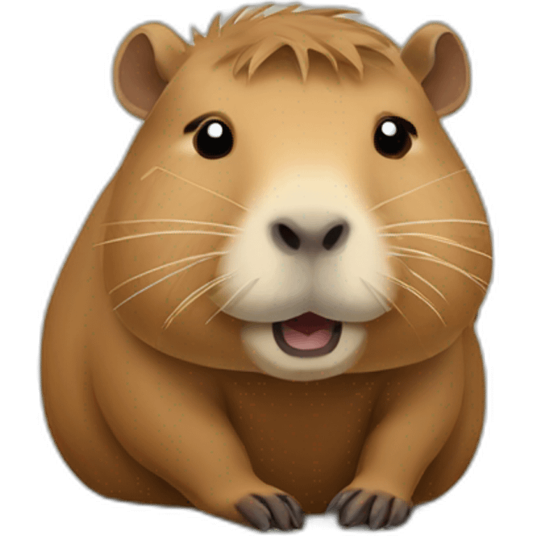 unhappy capybara emoji