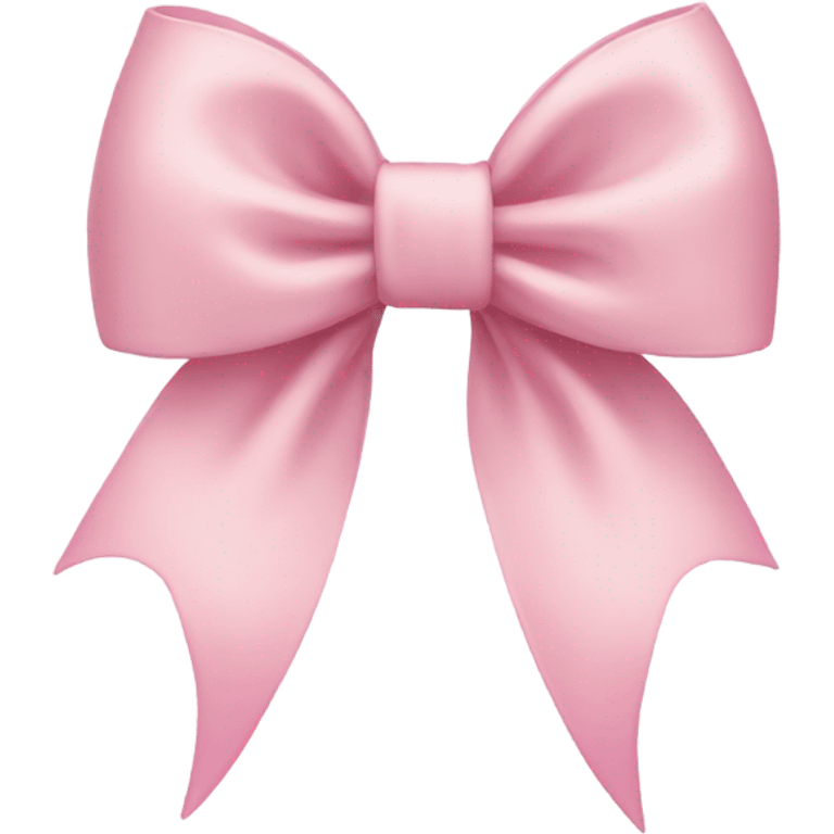 light pink bow emoji