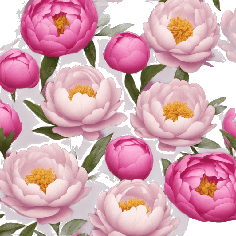 Peonies  emoji