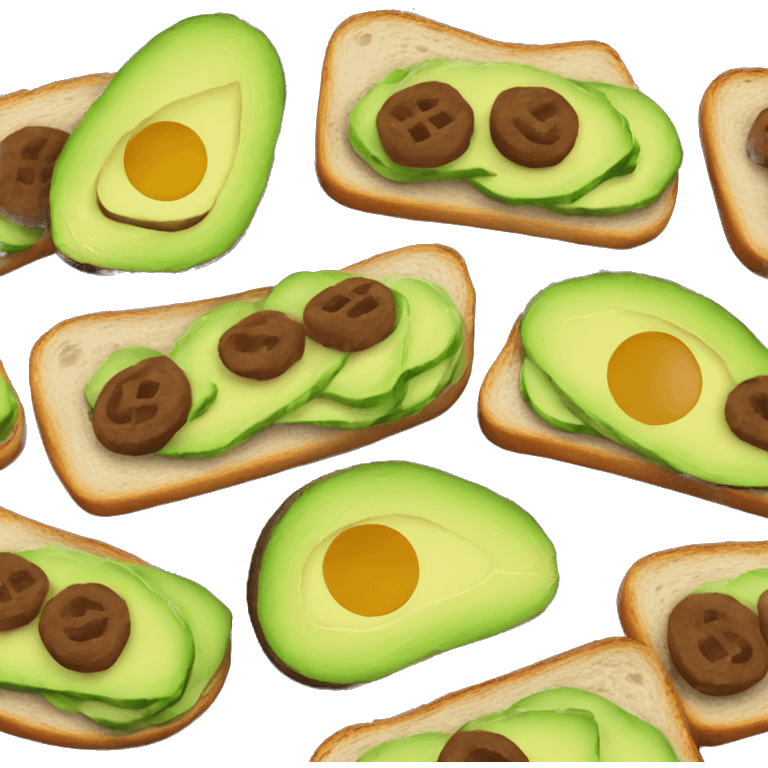 avocado toast emoji