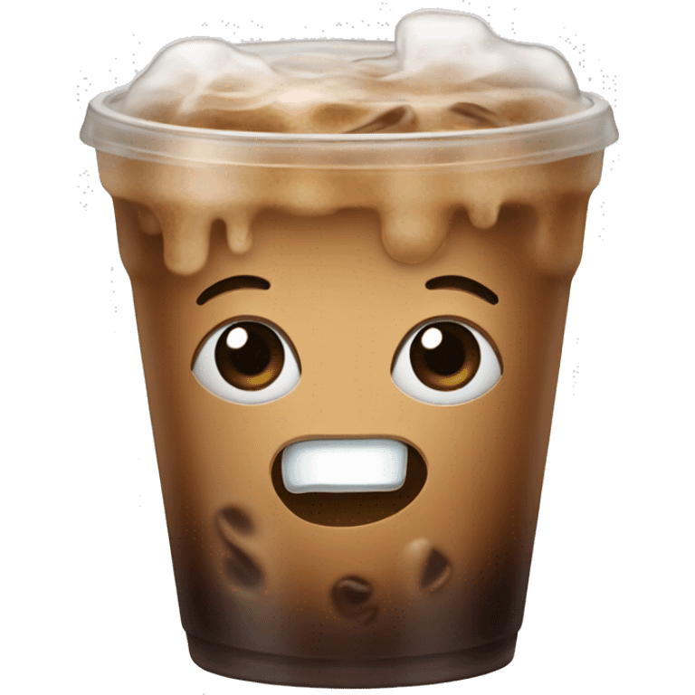 Iced coffee emoji