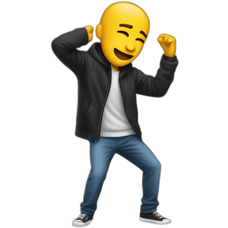 man do a dab emoji