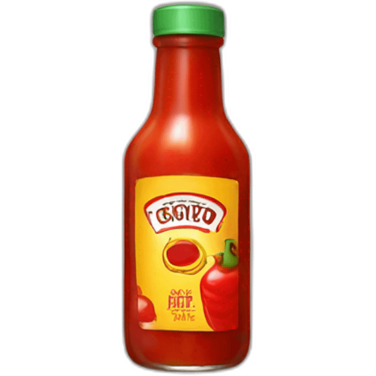 Bottle of Hot Sauce emoji