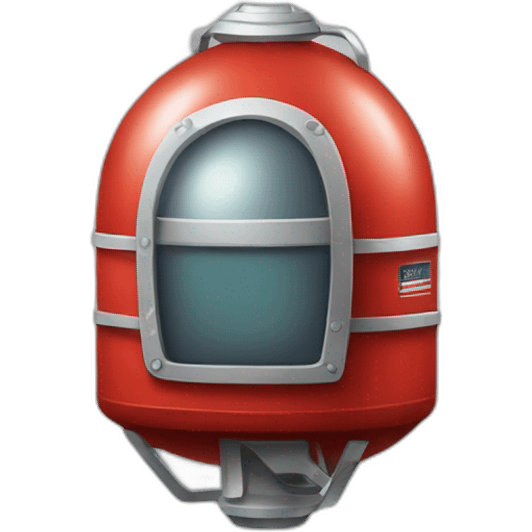 maleta roja espacial emoji