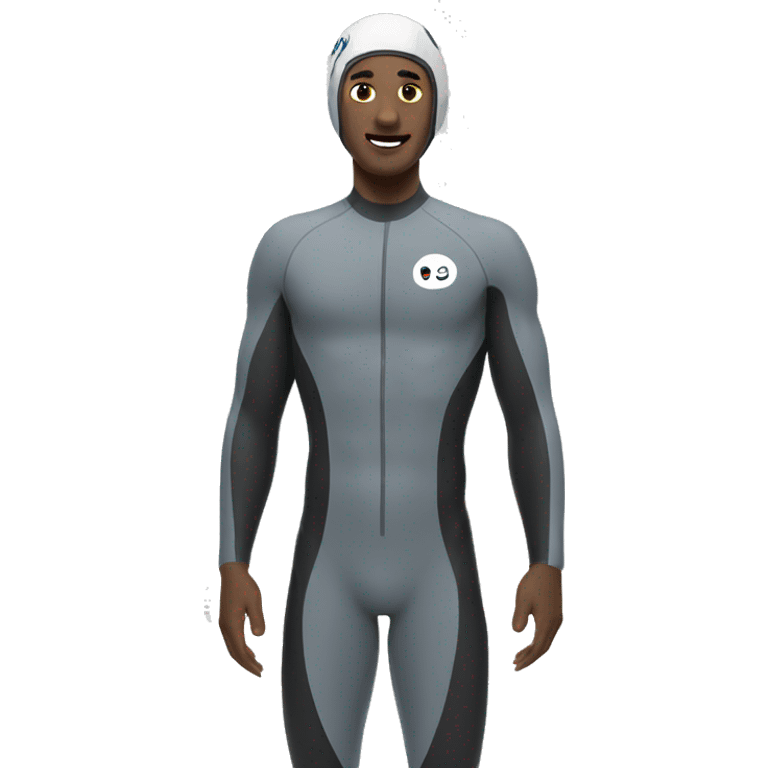 Swimmer with arena tech suit emoji