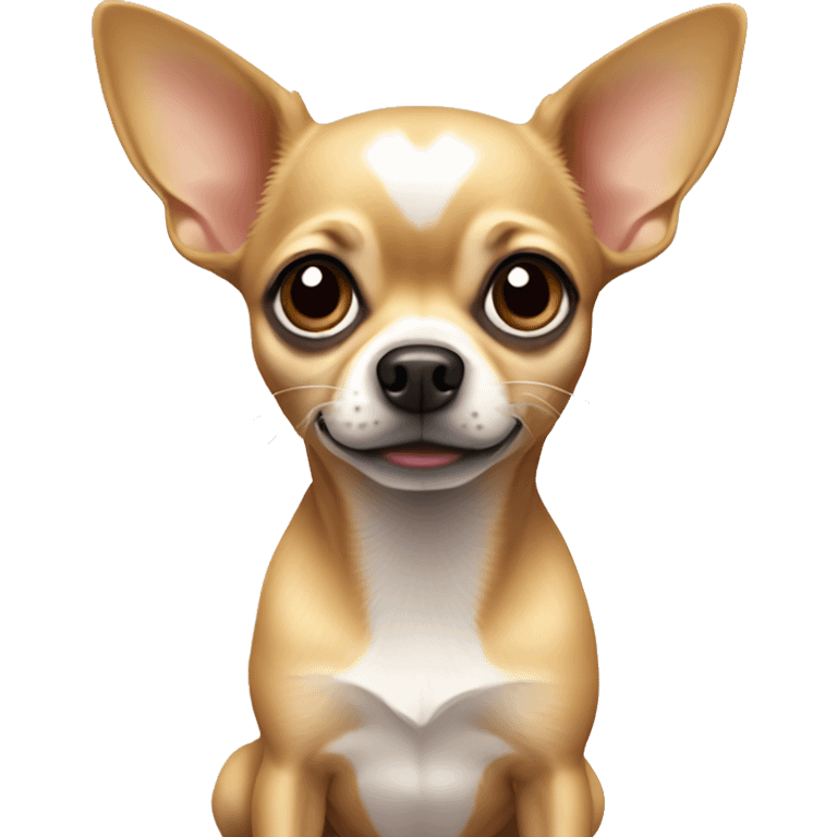 Chihuahua gazing at viewer emoji