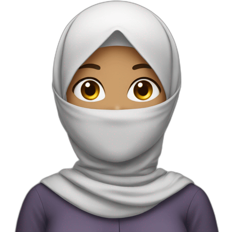 hijab girl  emoji