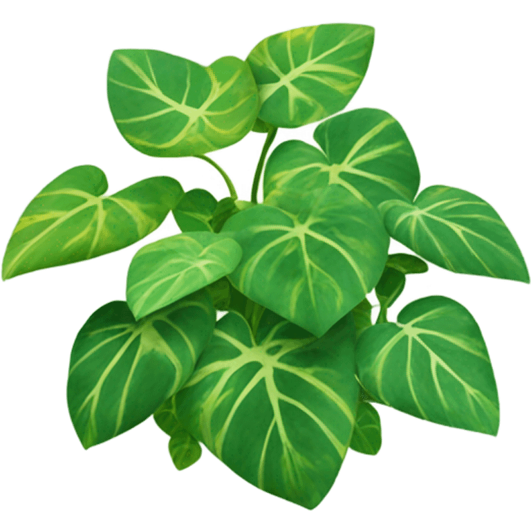 Variegated pothos emoji