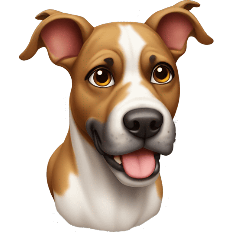 Bull Arab dog, brown, cute  emoji