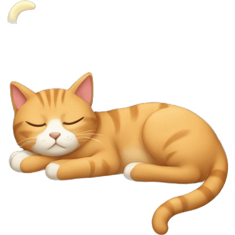 Cat Sleep in bed  emoji