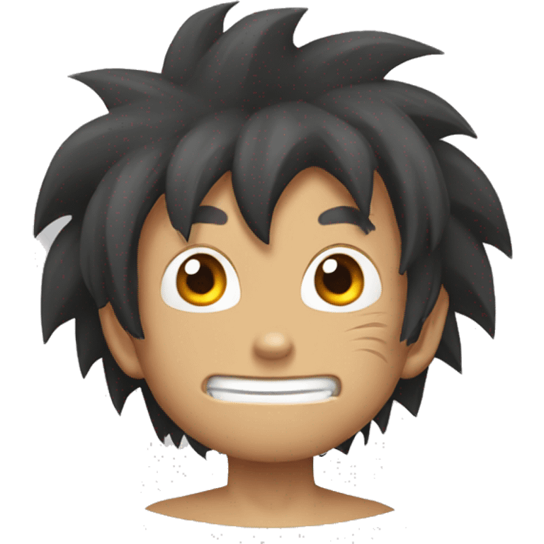 monkey disguised as son goku emoji