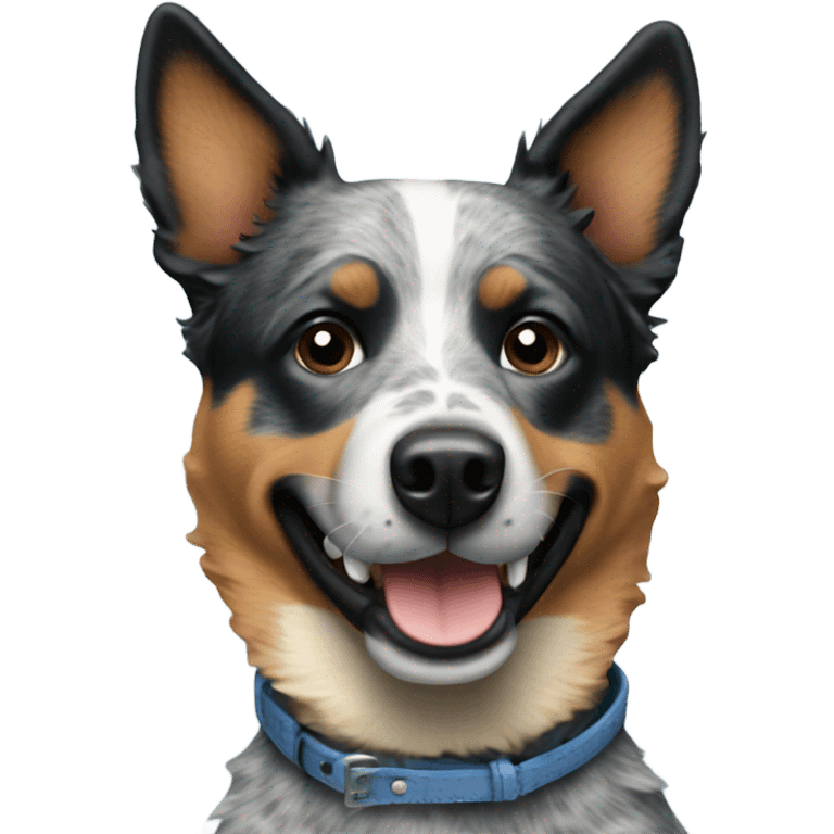 Blue heeler dog emoji