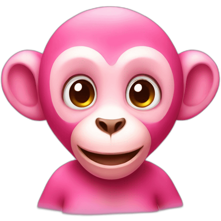 lovely pinky monkey emoji