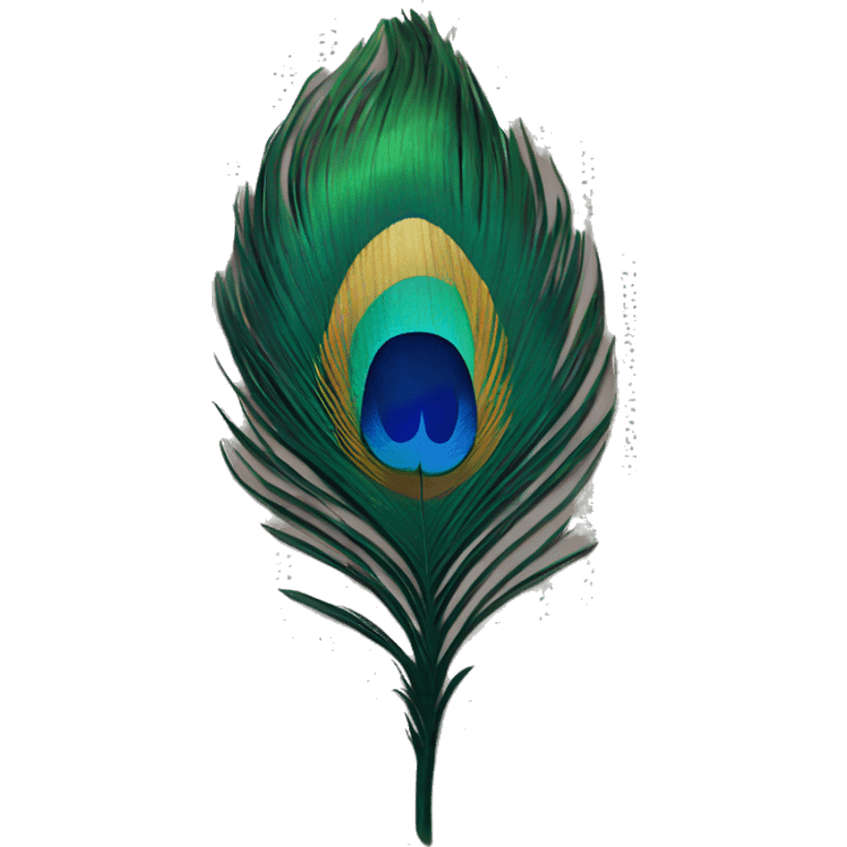 peacock feather emoji