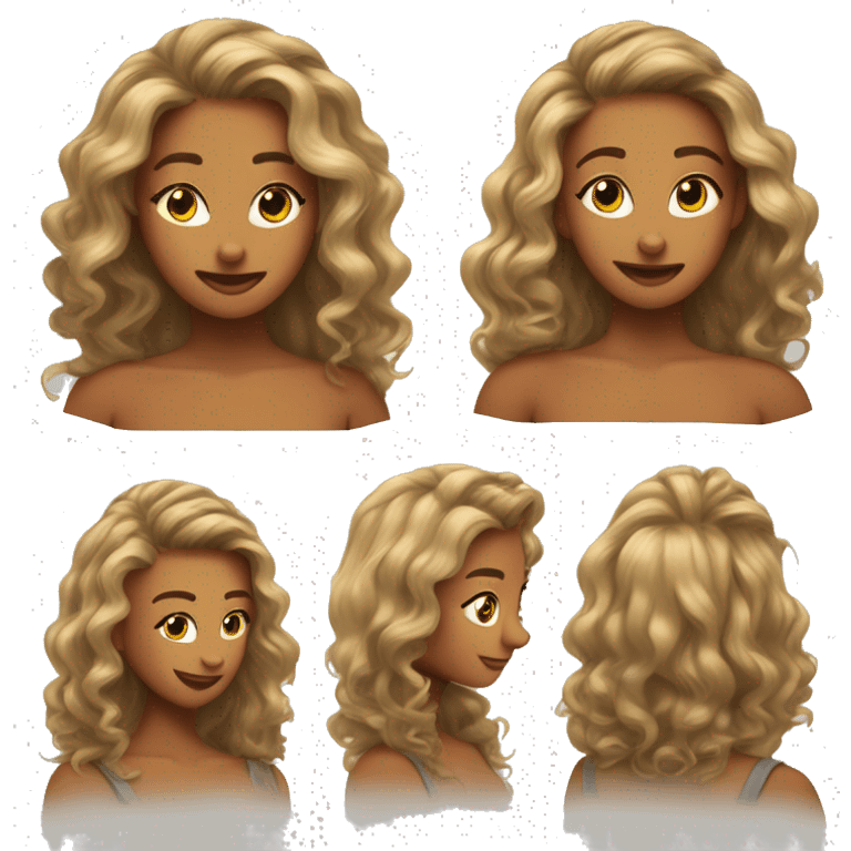 Flirty, confident emoji sweeping hair back with a playful smirk, as if saying, ‘Oh, you noticed me?’ emoji