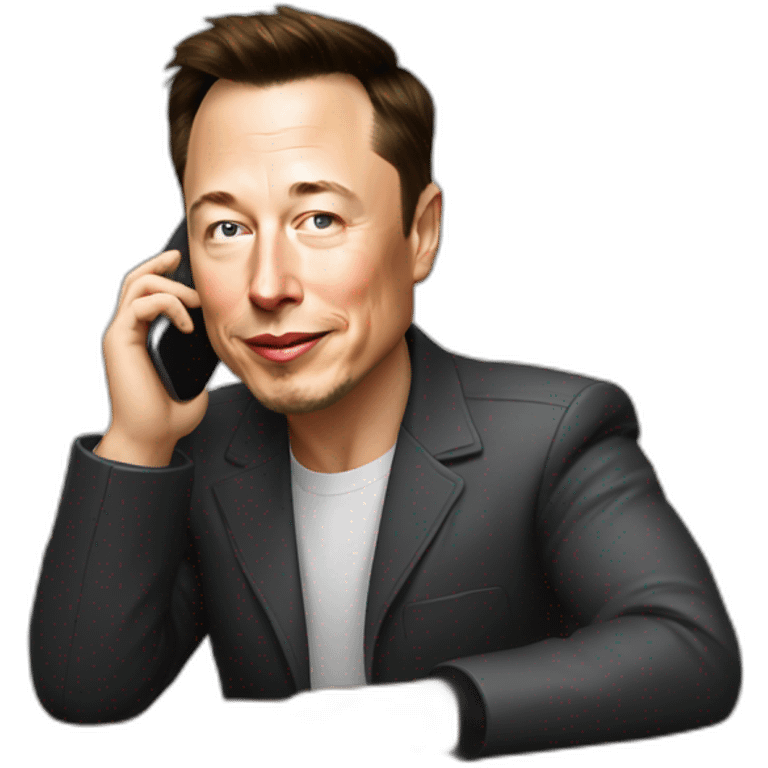 elon-musk-making-a-call-on-iphone emoji