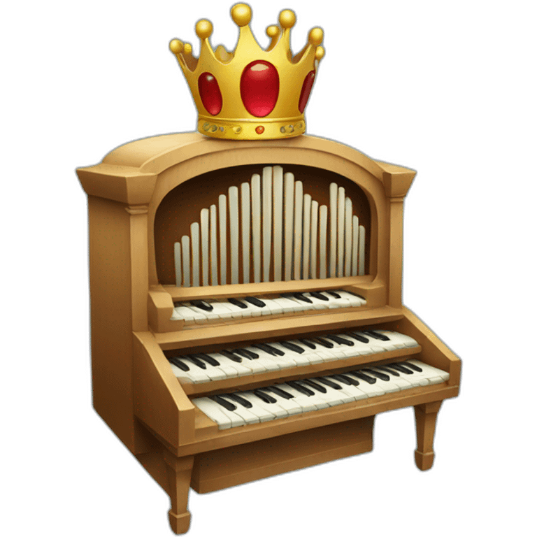 organ with A CROWN emoji