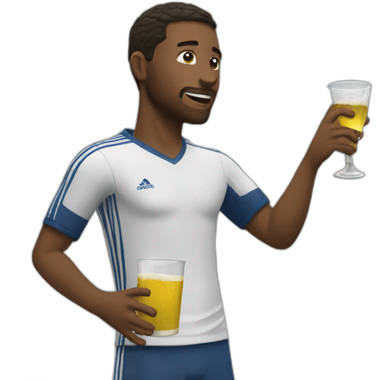 soccer-player-drinking-mate emoji